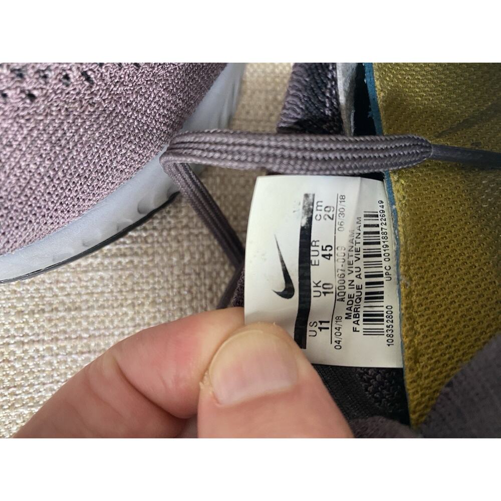 NIKE Epic React Flyknit Thunder Grey 11 - Picture 7 of 9